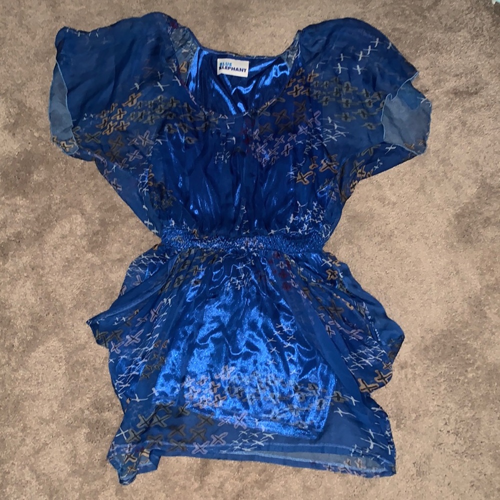 Blue Elephant dress